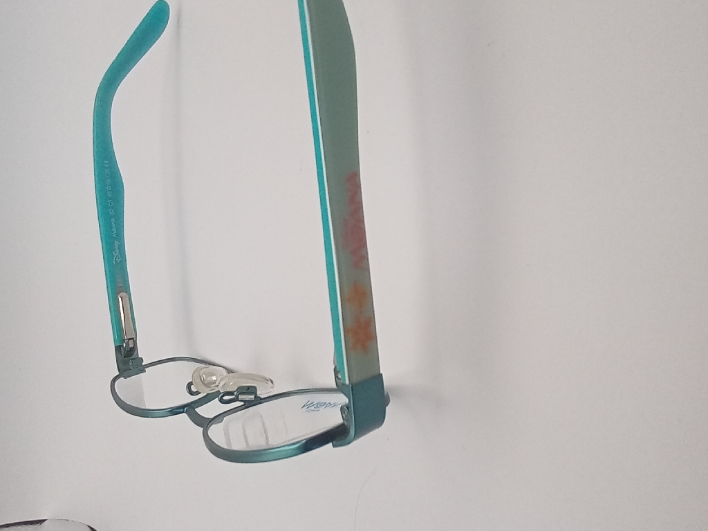 Moana Disney MOANA02 Eyewear Eyeglasses/Prescription Clear Full-Rim Rectangle Kids Standard Barrel Hinge Green Metal - Image 4