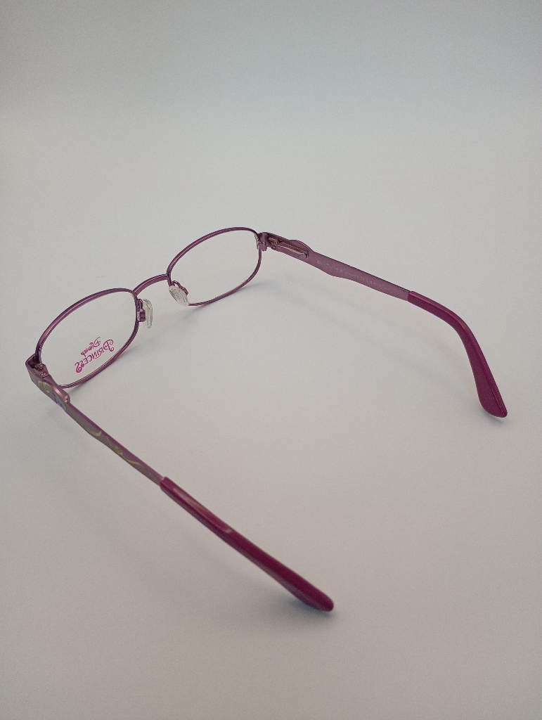 Disney Princess KGANT/RAPUNZEL02/M Eyewear Eyeglasses/Prescription Clear Full-Rim Oval Kids Standard Barrel Hinge Purple Metal - Image 4