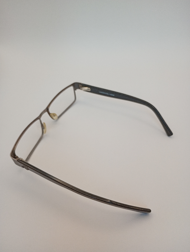 Lambretta LAM0029/M C1 GUN 54-17 Eyewear Eyeglasses/Prescription Clear Full-Rim Rectangle Unisex Standard Barrel Hinge Gray Metal, Plastic - Image 3