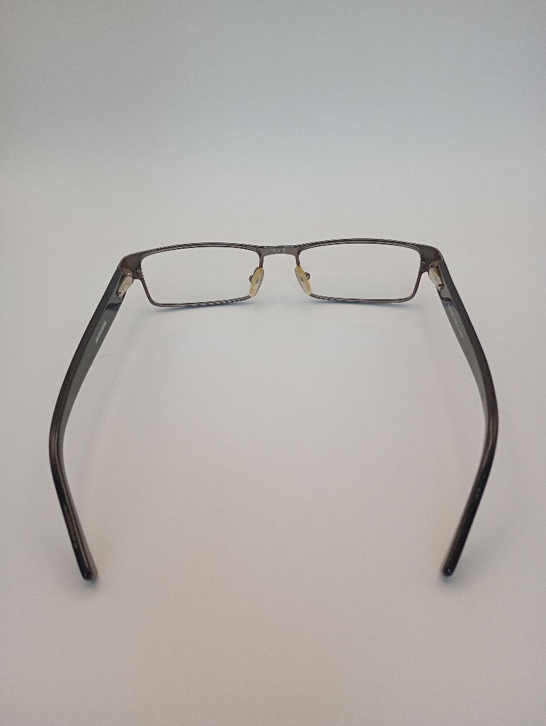Lambretta LAM0029/M C1 GUN 54-17 Eyewear Eyeglasses/Prescription Clear Full-Rim Rectangle Unisex Standard Barrel Hinge Gray Metal, Plastic - Image 4