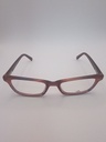 MODO VNF-335/P Eyewear Eyeglasses/Prescription Clear Full-Rim Rectangle Unisex Standard Barrel Hinge Brown Plastic - Image 1