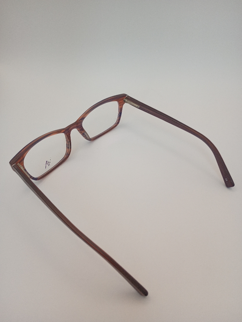 MODO VNF-335/P Eyewear Eyeglasses/Prescription Clear Full-Rim Rectangle Unisex Standard Barrel Hinge Brown Plastic - Image 3