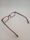 MODO VNF-335/P Eyewear Eyeglasses/Prescription Clear Full-Rim Rectangle Unisex Standard Barrel Hinge Brown Plastic - Image 3