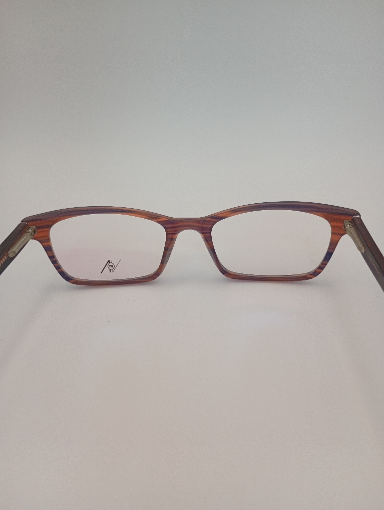 MODO VNF-335/P Eyewear Eyeglasses/Prescription Clear Full-Rim Rectangle Unisex Standard Barrel Hinge Brown Plastic - Image 5