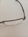 New Balance NB004/M C01 Eyewear Eyeglasses/Prescription Clear Semi-Rimless Rectangle Men Standard Barrel Hinge Black Metal - Image 2