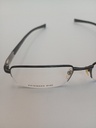 New Balance NB004/M C01 Eyewear Eyeglasses/Prescription Clear Semi-Rimless Rectangle Men Standard Barrel Hinge Black Metal - Image 6