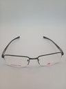 New Balance DM/LAMY/NB0004/M C01 Eyewear Eyeglasses/Prescription Clear Semi-Rimless Rectangle Unisex Standard Barrel Hinge Black Metal - Image 1