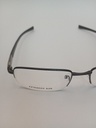 New Balance DM/LAMY/NB0004/M C01 Eyewear Eyeglasses/Prescription Clear Semi-Rimless Rectangle Unisex Standard Barrel Hinge Black Metal - Image 2