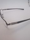 New Balance DM/LAMY/NB0004/M C01 Eyewear Eyeglasses/Prescription Clear Semi-Rimless Rectangle Unisex Standard Barrel Hinge Black Metal - Image 4