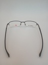 New Balance DM/LAMY/NB0004/M C01 Eyewear Eyeglasses/Prescription Clear Semi-Rimless Rectangle Unisex Standard Barrel Hinge Black Metal - Image 5