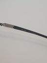 New Balance DM/LAMY/NB0004/M C01 Eyewear Eyeglasses/Prescription Clear Semi-Rimless Rectangle Unisex Standard Barrel Hinge Black Metal - Image 6