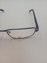 New Balance NB8006/M Eyewear Eyeglasses/Prescription Clear Full-Rim Rectangle Men Standard Barrel Hinge Blue Metal, Plastic - Image 2