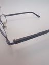 New Balance NB8006/M Eyewear Eyeglasses/Prescription Clear Full-Rim Rectangle Men Standard Barrel Hinge Blue Metal, Plastic - Image 4