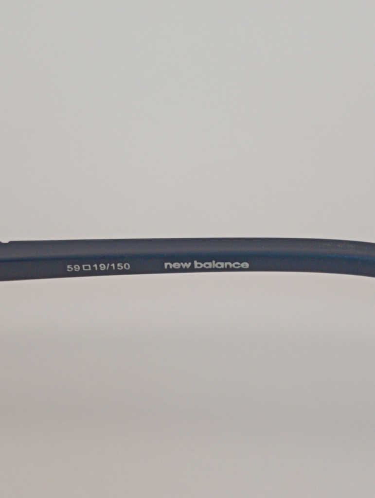 New Balance NB8006/M Eyewear Eyeglasses/Prescription Clear Full-Rim Rectangle Men Standard Barrel Hinge Blue Metal, Plastic - Image 5