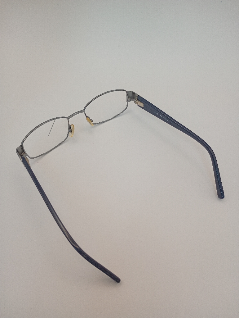 Rochas R09092/M Eyewear Eyeglasses/Prescription Clear Semi-Rimless Rectangle Unisex Standard Barrel Hinge Silver Metal, Plastic - Image 6