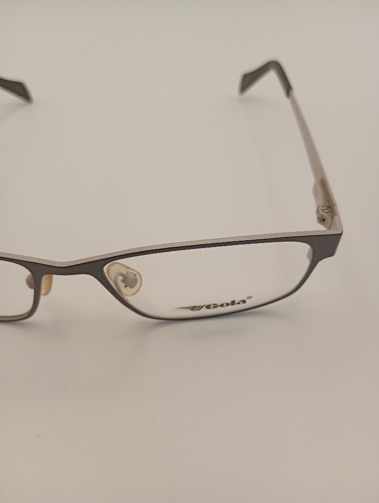 Gola GOLA10/M C08 Eyewear Eyeglasses/Prescription Clear Full-Rim Rectangle Men Standard Barrel Hinge Gray Metal - Image 2