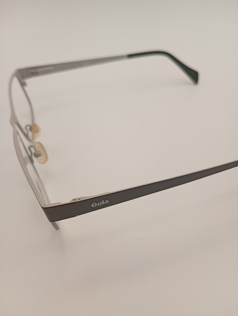 Gola GOLA10/M C08 Eyewear Eyeglasses/Prescription Clear Full-Rim Rectangle Men Standard Barrel Hinge Gray Metal - Image 3