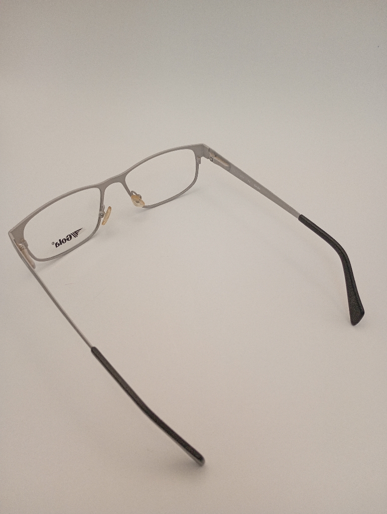 Gola GOLA10/M C08 Eyewear Eyeglasses/Prescription Clear Full-Rim Rectangle Men Standard Barrel Hinge Gray Metal - Image 4
