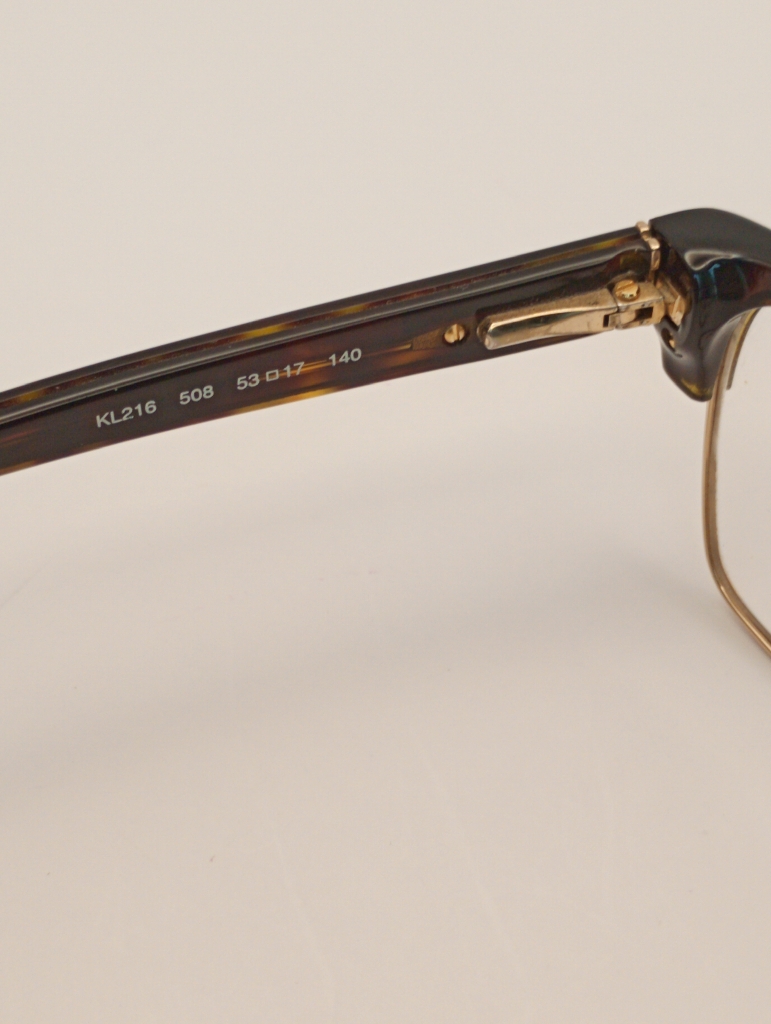 Karl Lagerfeld KL216-508 Eyewear Eyeglasses/Prescription Clear Full-Rim Rectangle Unisex Standard Barrel Hinge Brown Plastic - Image 6