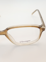 Classique CLASS602 Eyewear Eyeglasses/Prescription Clear Full-Rim Rectangle Unisex Standard Barrel Hinge Gray Plastic - Image 2
