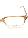 Classique CLASS602 Eyewear Eyeglasses/Prescription Clear Full-Rim Rectangle Unisex Standard Barrel Hinge Gray Plastic - Image 2