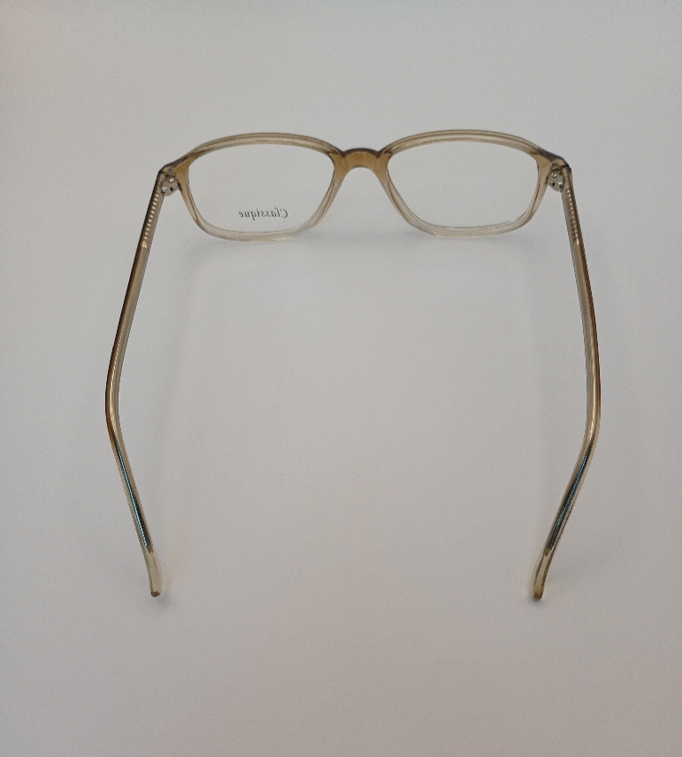 Classique CLASS602 Eyewear Eyeglasses/Prescription Clear Full-Rim Rectangle Unisex Standard Barrel Hinge Gray Plastic - Image 6