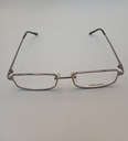 Classique CLASS509/M Eyewear Eyeglasses/Prescription Clear Full-Rim Rectangle Men Standard Barrel Hinge Silver Metal - Image 1