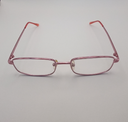 Classique CLASS507/M Eyewear Eyeglasses/Prescription Clear Full-Rim Rectangle Unisex Standard Barrel Hinge Pink Metal - Image 1