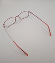 Classique CLASS507/M Eyewear Eyeglasses/Prescription Clear Full-Rim Rectangle Unisex Standard Barrel Hinge Pink Metal - Image 3
