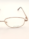 Classique CLASS506 Eyewear Eyeglasses/Prescription Clear Full-Rim Rectangle Unisex Standard Barrel Hinge Brown Metal - Image 2