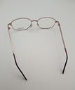 Classique CLASS506 Eyewear Eyeglasses/Prescription Clear Full-Rim Rectangle Unisex Standard Barrel Hinge Brown Metal - Image 4