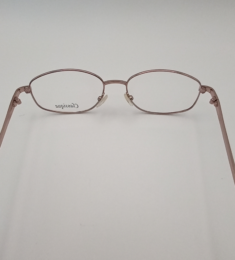 Classique CLASS506 Eyewear Eyeglasses/Prescription Clear Full-Rim Rectangle Unisex Standard Barrel Hinge Brown Metal - Image 6