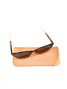 Lux Lenses SG17SUPA2003BLKPAT Sunglasses Unisex Green Round Brown Plastic - Image 2