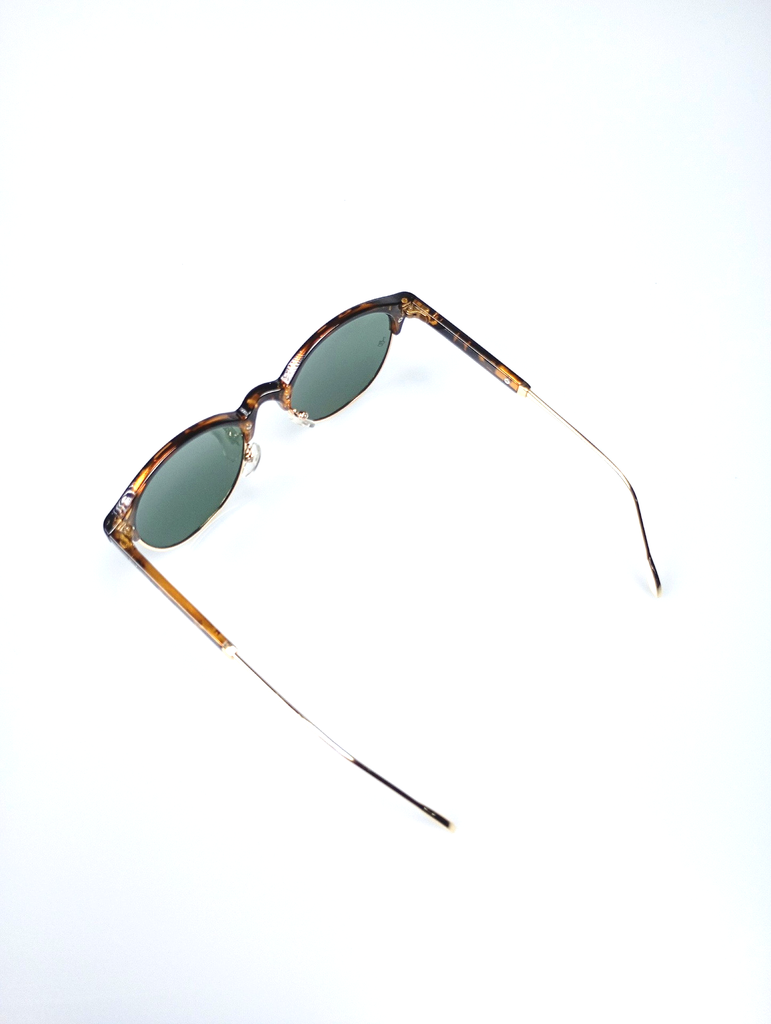 Lux Lenses SG17SUPA2003BLKPAT Sunglasses Unisex Green Round Brown Plastic - Image 4