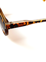 Lux Lenses 3016BRNBRN Sunglasses Unisex Brown Round Brown Plastic - Image 5