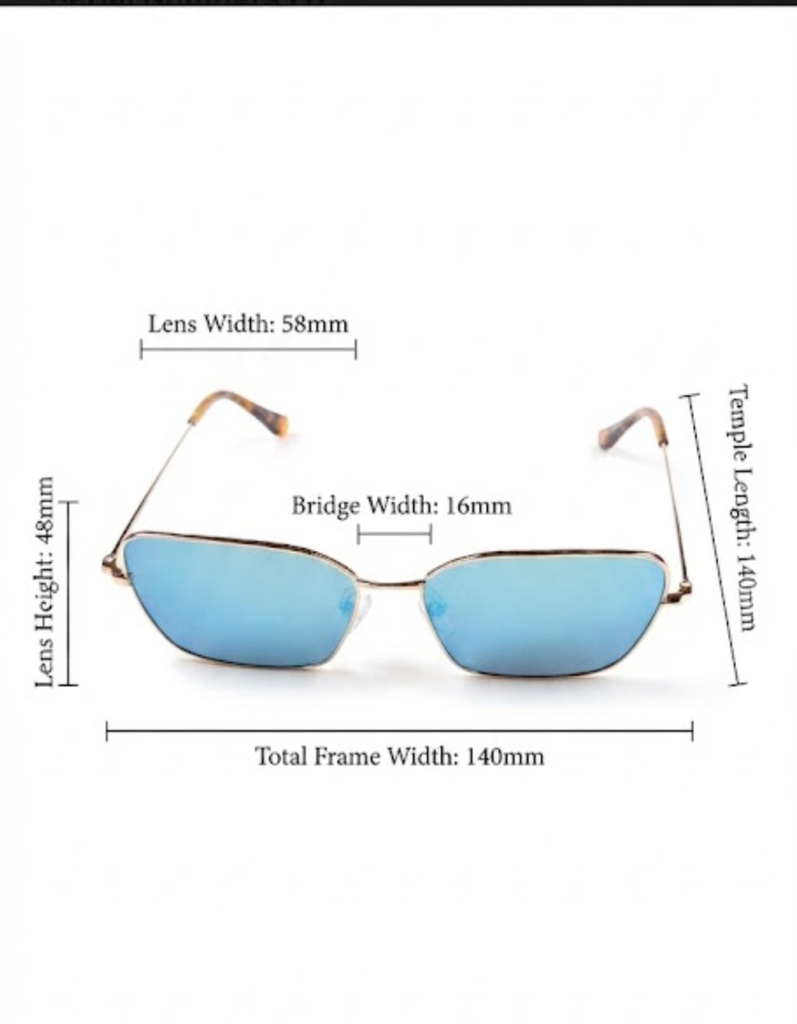 Lux Lenses Sunglasses UV400 Mirrored Gold Men - Image 2