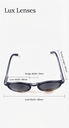 Lux Lenses Sunglasses Oval UV400 Black Unisex - Image 2
