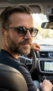 Lux Lenses Sunglasses Oval UV400 Black Unisex - Image 3