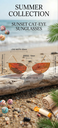 Lux Lenses Sunglasses UV400 Mirrored Gold Red Unisex - Image 3