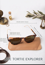 Lux Lenses Sunglasses Round UV Protection Brown Green Unisex - Image 2