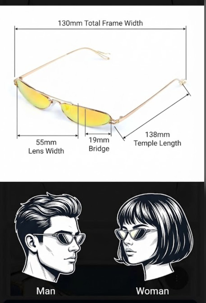 Lux Lenses Sunglasses Aviator UV Protection Mirrored Gold Orange Unisex - Image 5