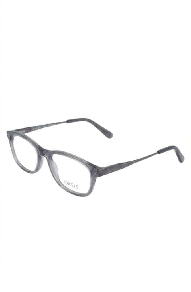 Oasis Eyeglasses Frame Rectangle Full-Rim Black Unisex Acetate Spring Hinge - Image 5