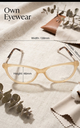Own DW/OPT/OWN-12/P PEARL 52-15 Eyewear Eyeglasses/Prescription Women - Image 3