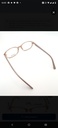 Rochas Eyeglasses Frame Rectangle Full-Rim Beige Women Acetate - Image 3