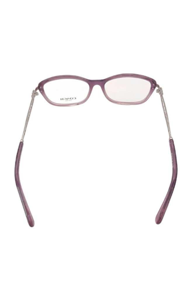 Rochas Eyeglasses Frame Rectangle Full-Rim Purple Women Metal Plastic - Image 5
