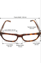 Brooksfield Eyeglasses Frame Rectangle Full-Rim Brown Unisex Acetate 135mm - Image 5