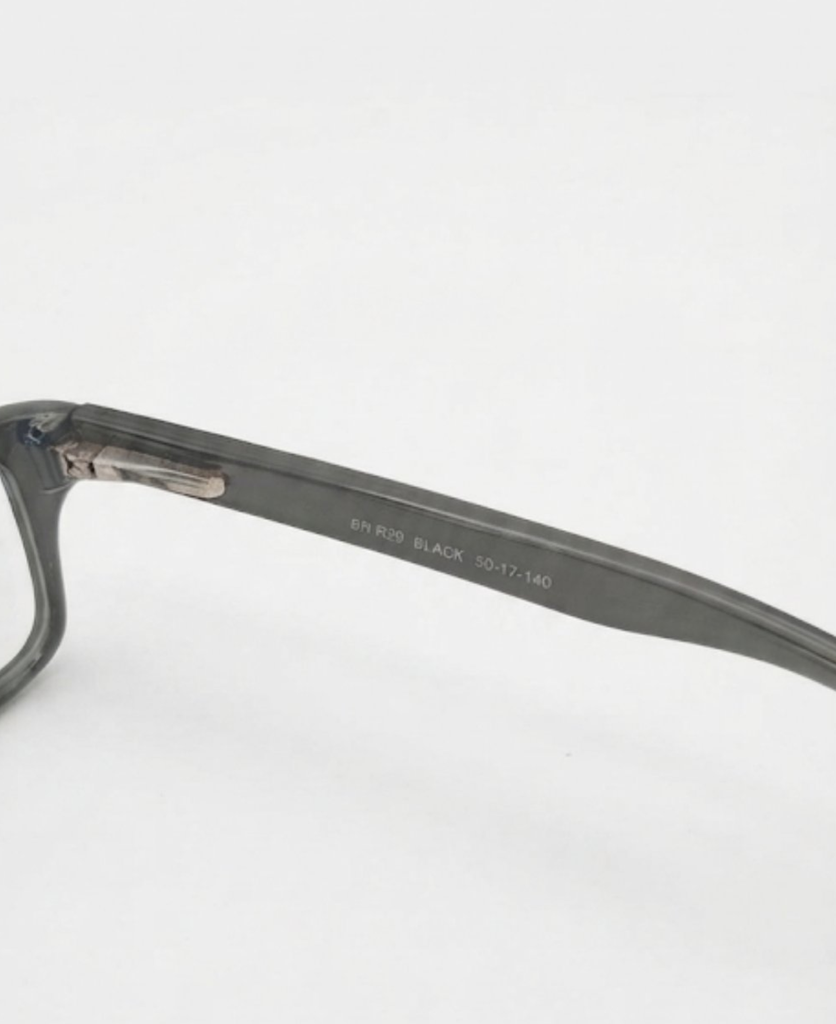 Brooksfield Eyeglasses Frame Rectangle Full-Rim Black Men Acetate - Image 5