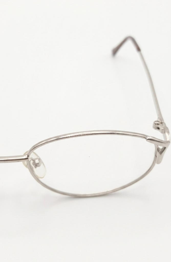 Classique Eyeglasses Frame Rectangle Semi-Rimless Gold Men Metal Plastic - Image 6