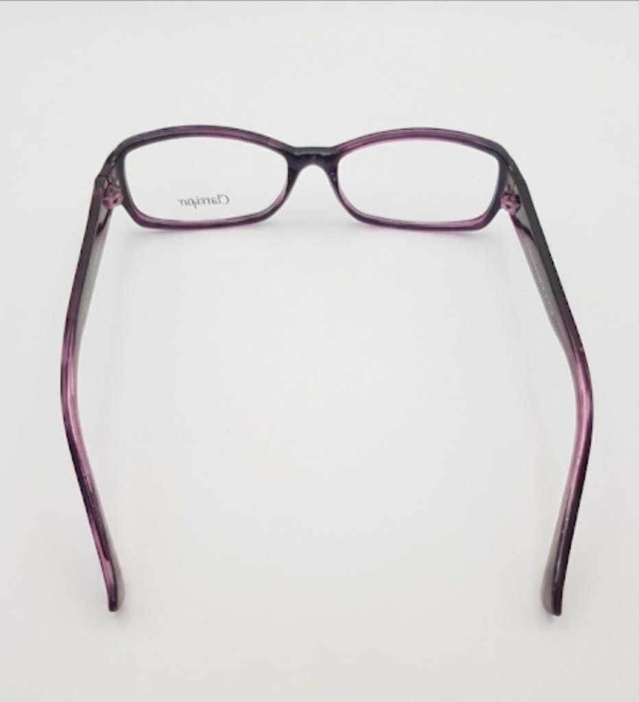 Classique Eyeglasses Frame Rectangle Full-Rim Black Women Acetate - Image 4