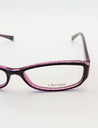 Classique Eyeglasses Frame Rectangle Full-Rim Black Women Acetate - Image 6